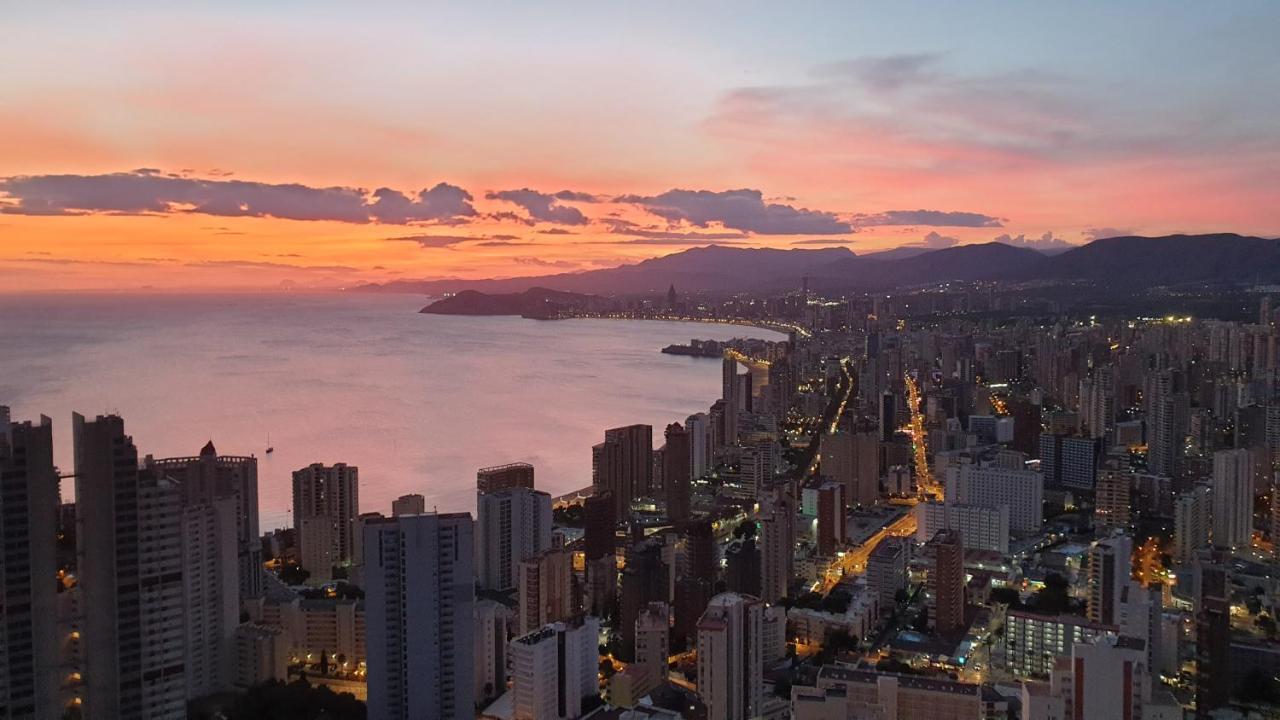 Apartament Skyline 37 Terraza Con Vista Al Mar Benidorm Zewnętrze zdjęcie