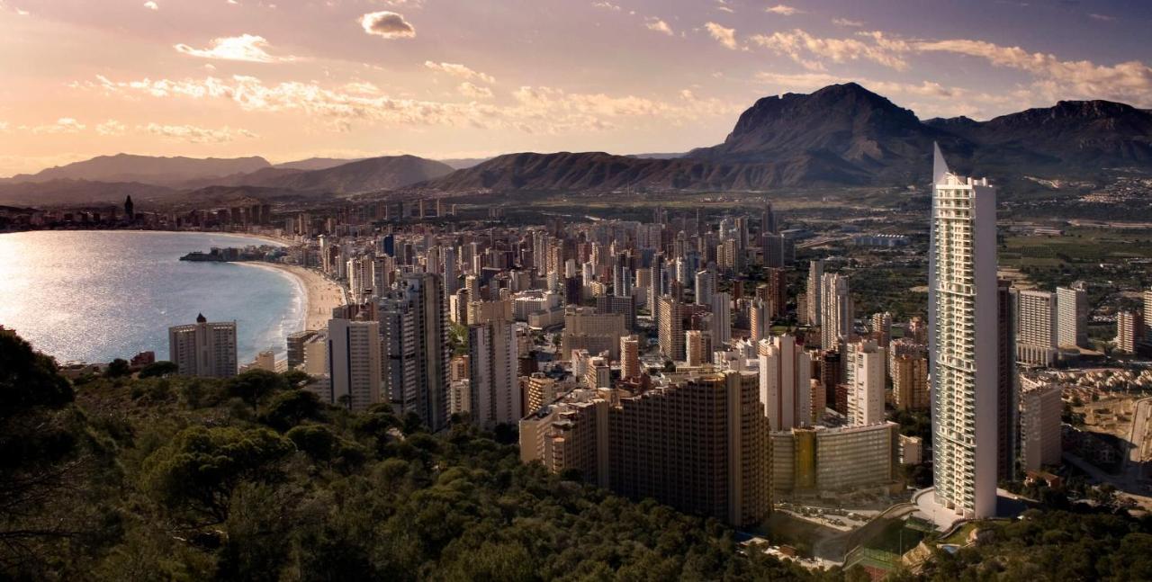 Apartament Skyline 37 Terraza Con Vista Al Mar Benidorm Zewnętrze zdjęcie
